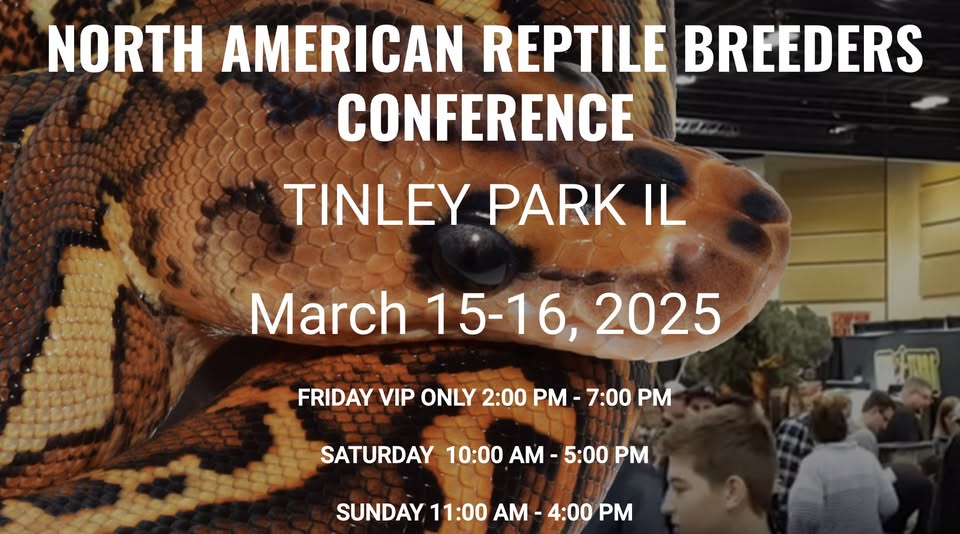 North American Reptile Breeders Conference at the Tinley Park Convention Center.